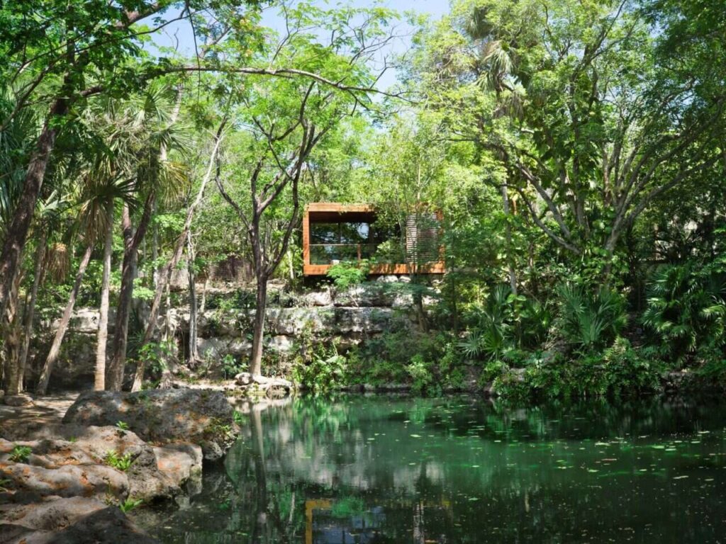 Không gian nghỉ dưỡng phục hồi sức khỏe giữa thiên nhiên tại một khu resort cao cấp