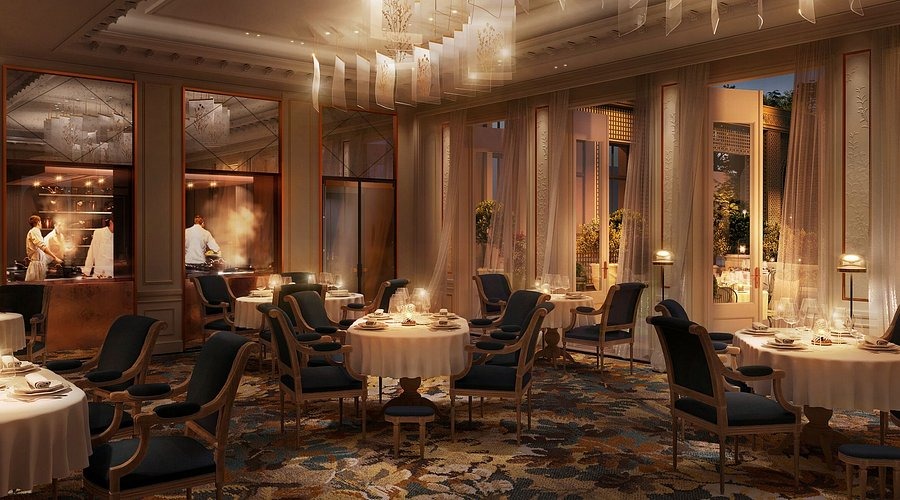 Không gian nhà hàng Espadon tại Ritz Paris