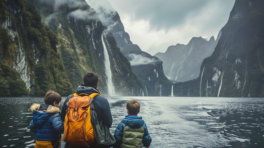 Gia đình khám phá thiên nhiên New Zealand trong chuyến thăm trường
