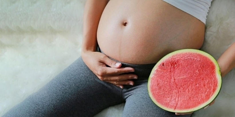 siêu âm thai 42 tuần kích thước dưa hấu