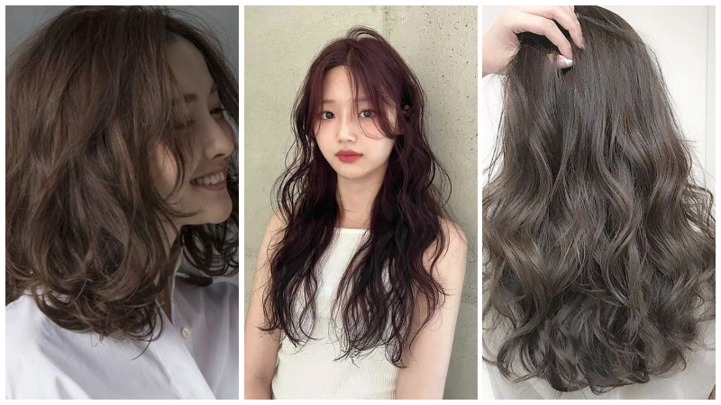 xu hướng tóc mùa thu kiểu sóng tóc tự nhiên