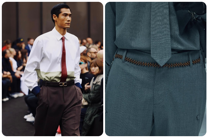 thắt lưng da Ý dành cho chú rể trong ngày cưới.