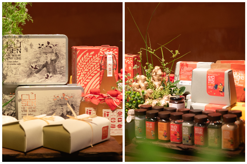 Bao bì cũng là điểm nhấn đáng chú ý trong bộ quà Tết lần này của The Bloom