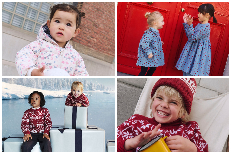 Họa tiết động vật, vũ trụ và hình học xuất hiện dày đặc trên áo khoác, áo, mũ len