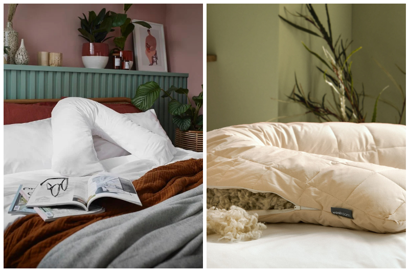 Gối Woolroom làm từ len hữu cơ có thể giặt máy