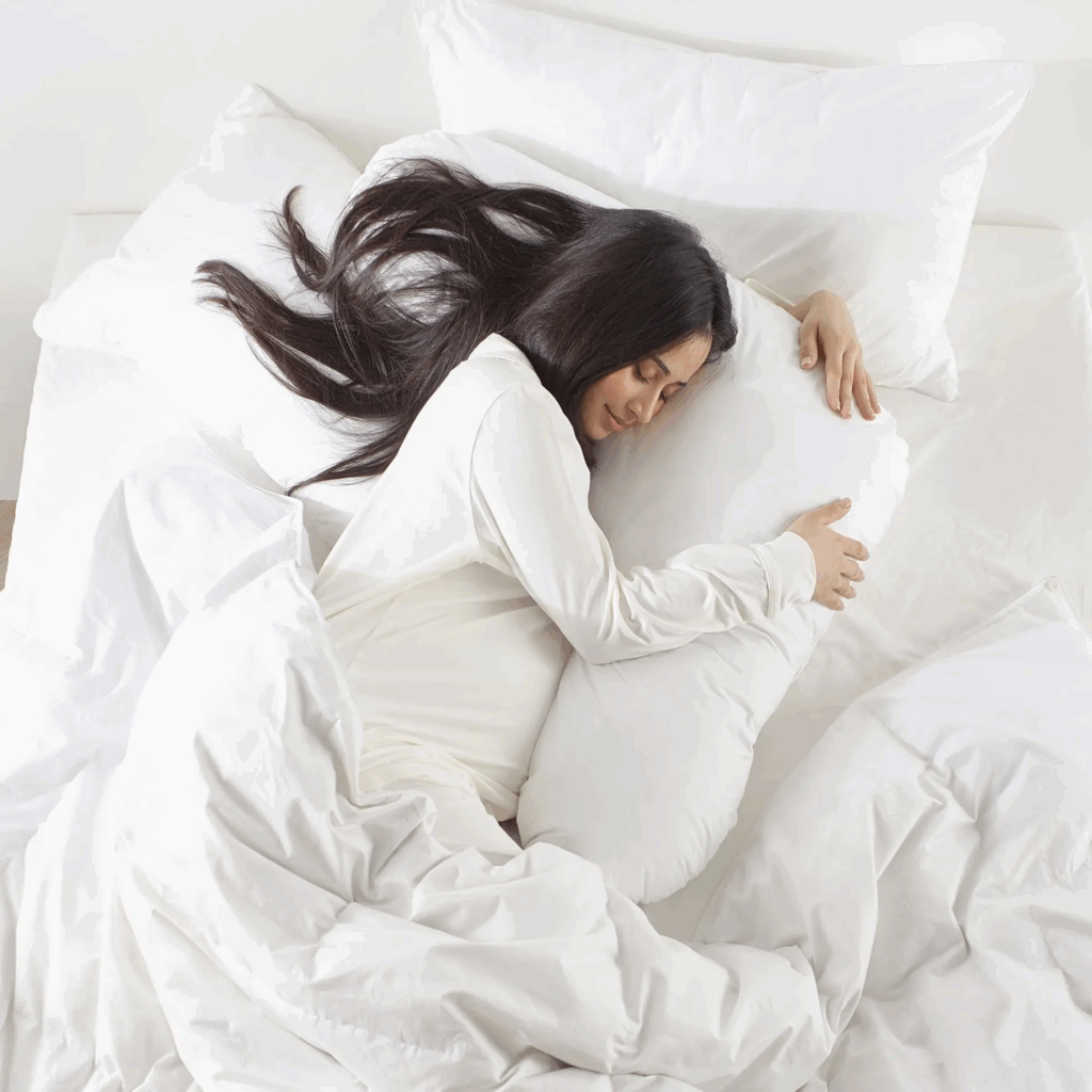 Việc sử dụng gối dành riêng cho bà bầu có thể cải thiện đáng kể chất lượng giấc ngủ