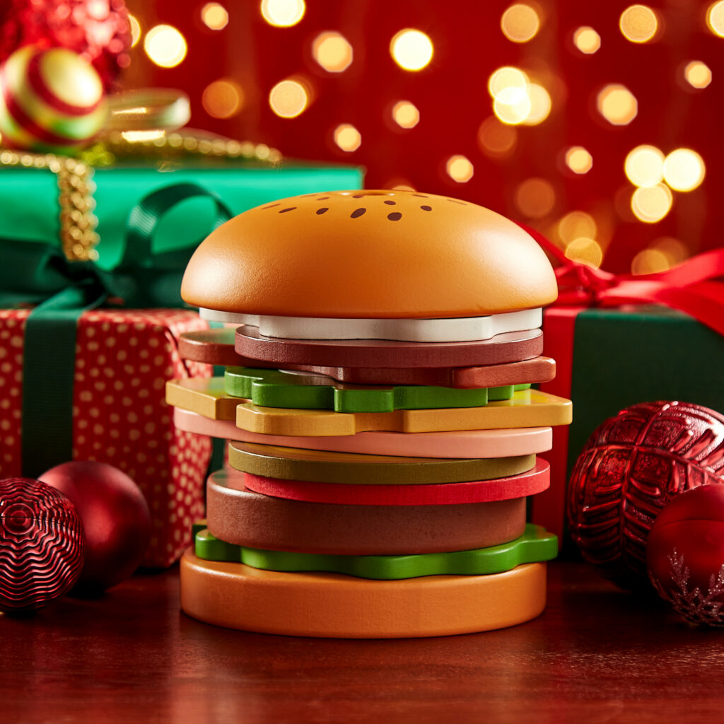 Hamleys Wooden Hamburger Stacker