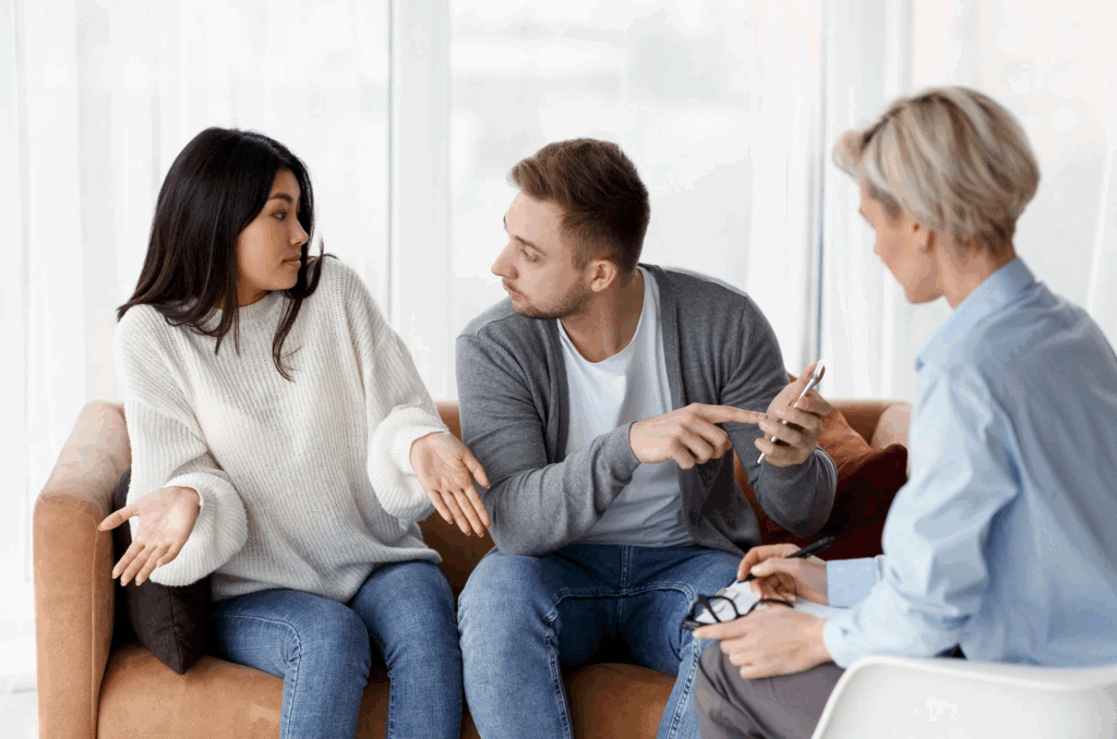 Sự hỗ trợ từ chuyên gia cũng giúp người trong cuộc hiểu sâu hơn về cảm xúc của nhau