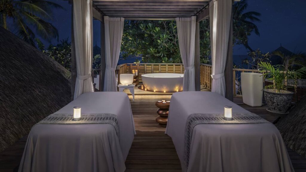 Không gian spa thuộc Four Seasons Resort Maldives At Kuda Huraa