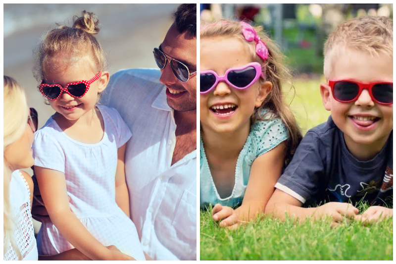Phụ huynh cần chủ động trang bị kính bảo vệ mắt phù hợp khi trẻ vui chơi, hoạt động ngoài trời