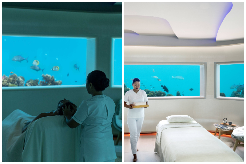 Tại spa dưới nước đầu tiên trên thế giới, mọi giác quan đều được đánh thức 