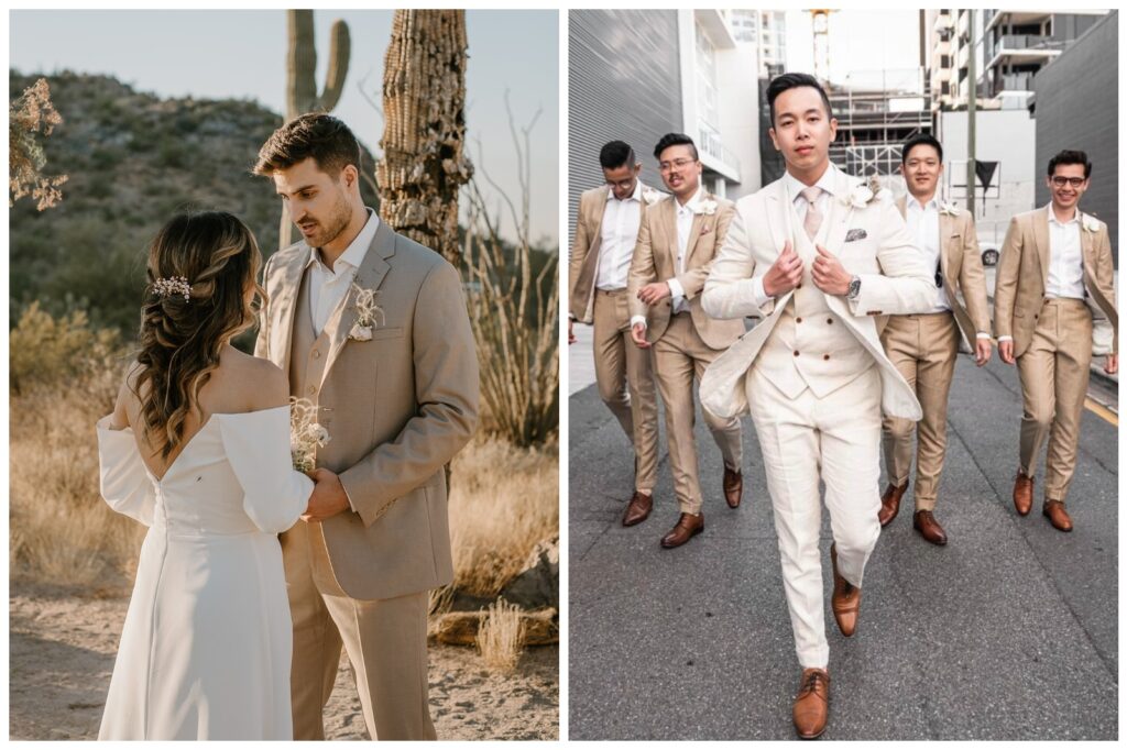 Chú rể Gen Z kiến tạo hình ảnh cá nhân bằng những thiết kế may đo sắc sảo