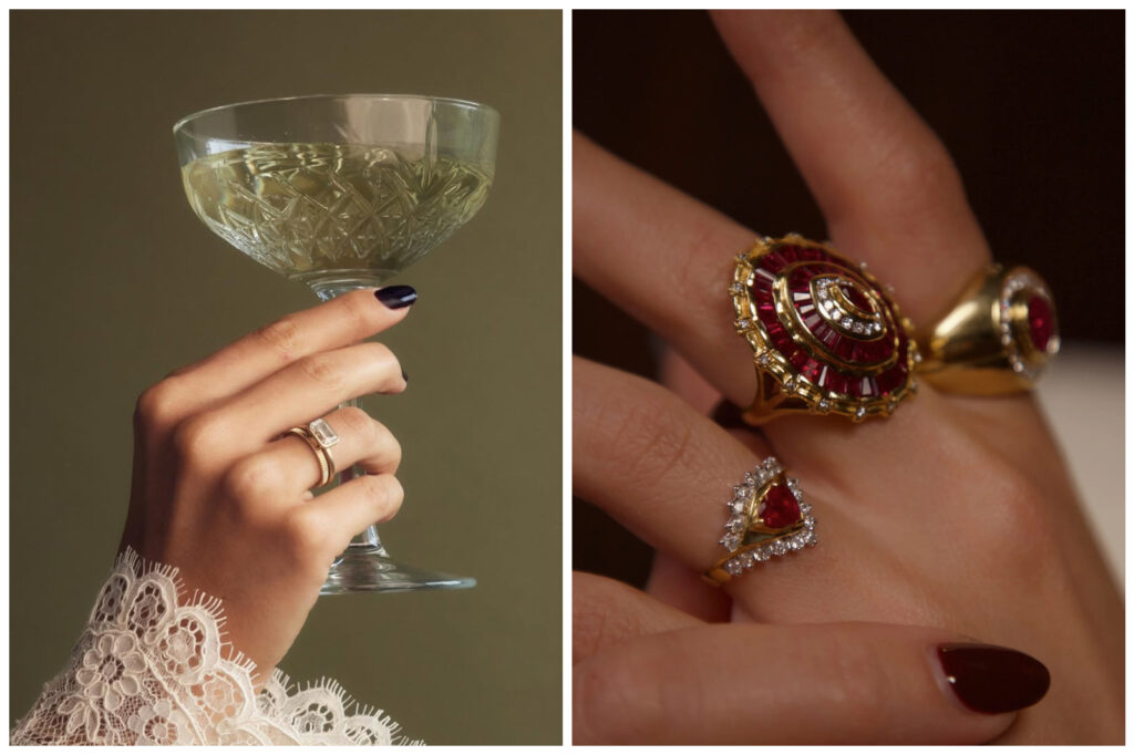 Nhẫn đính hôn và nhẫn cưới trở thành biểu tượng của câu chuyện cá nhân