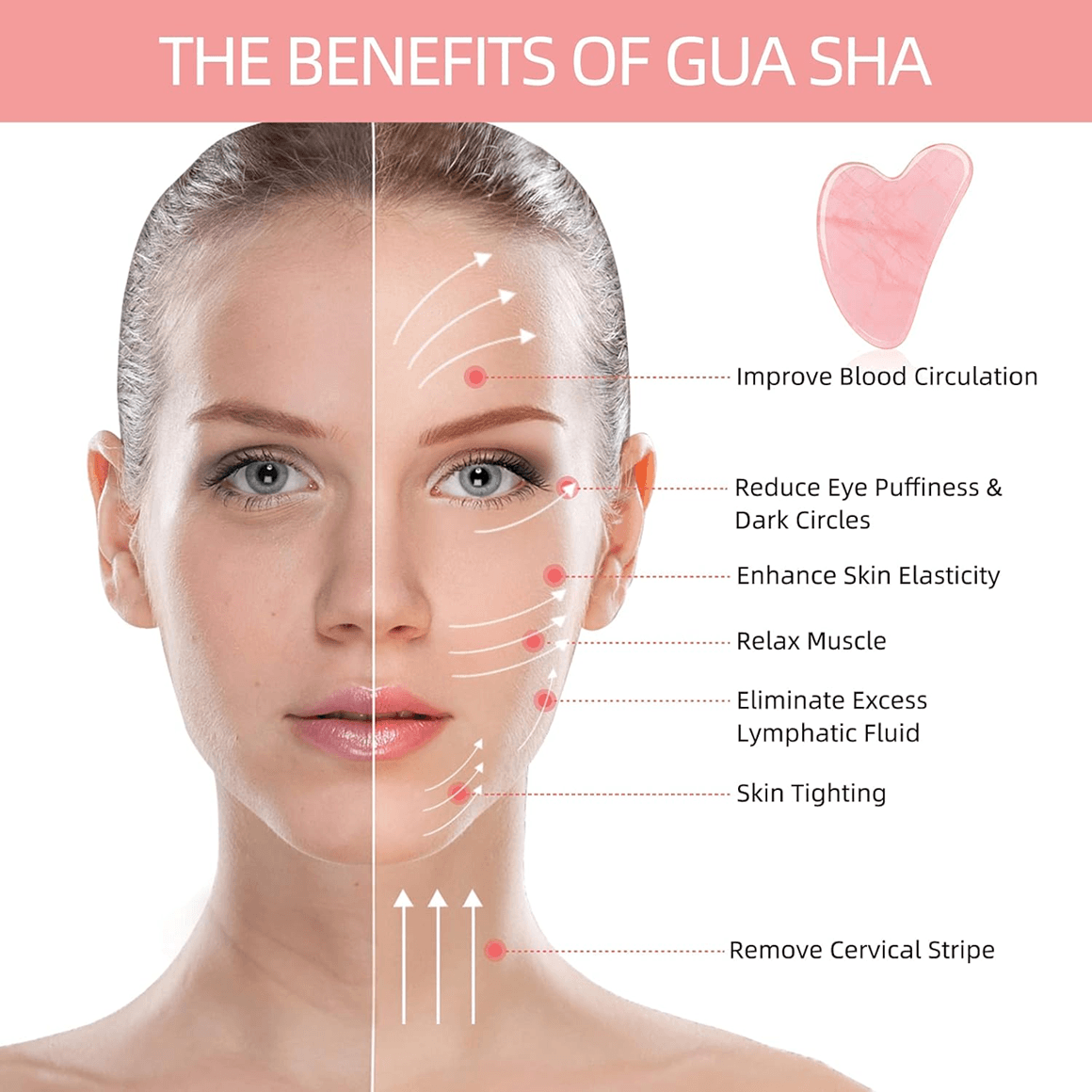 Massage bằng đá Gua Sha giúp thúc đẩy tuần hoàn máu và thư giãn, mang đến vẻ đẹp toàn diện từ trong ra ngoài