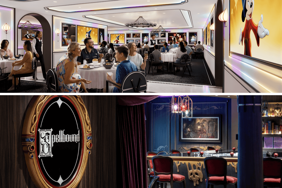 Animator’s Palate biến bữa tối thành một phần của thế giới sáng tạo, trong khi Spellbound lại mang đến một sắc thái bí ẩn với những ly cocktail