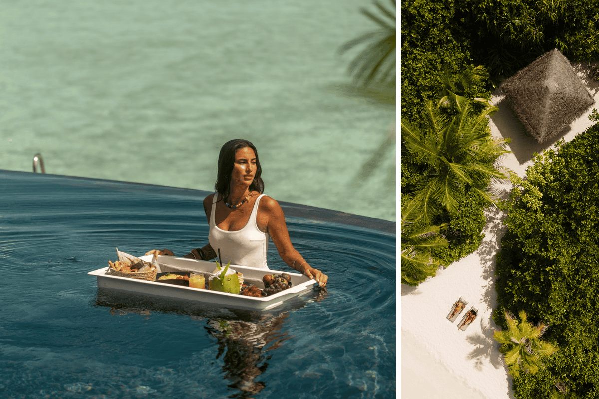 Trải rộng trên đảo tự nhiên rộng 52 mẫu Anh ở phía bắc Maldives, Sun Siyam Iru Fushi hiện ra như một thế giới tách biệt