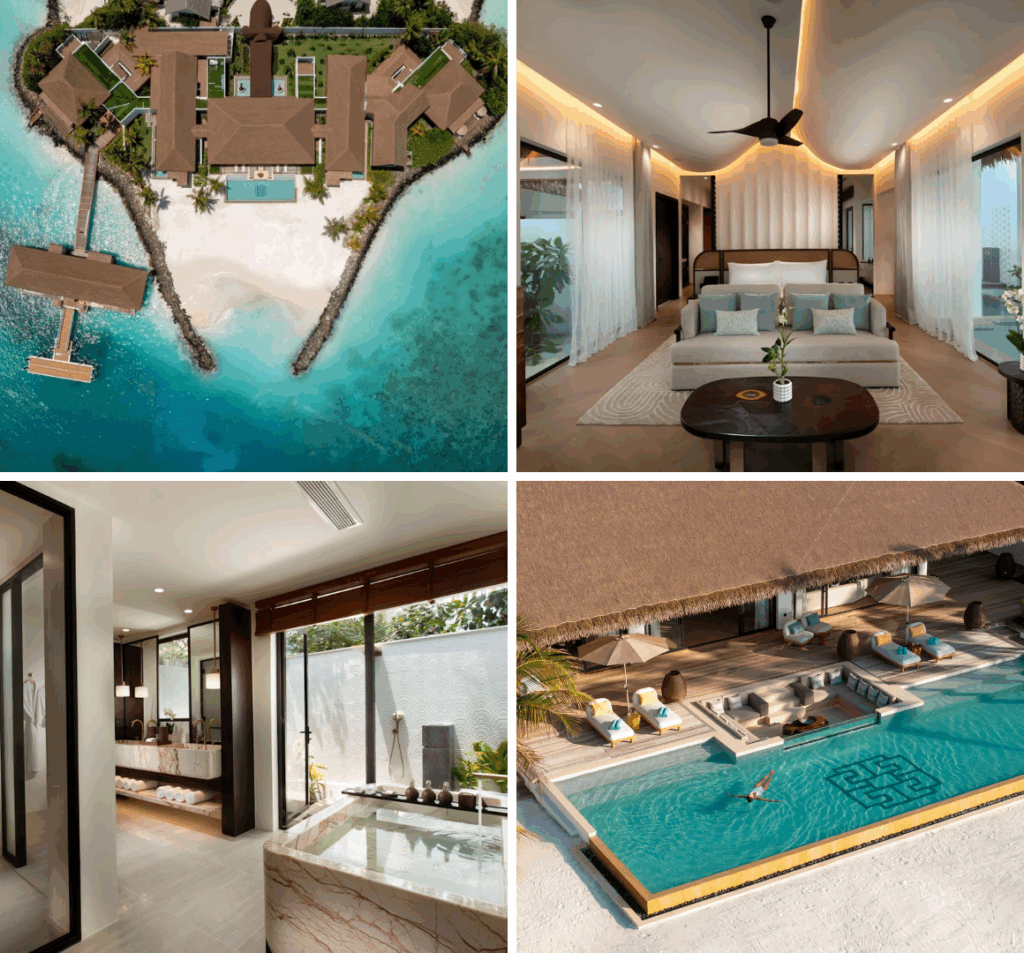 Dinh thự sáu phòng ngủ The Residence được thiết kế dành riêng cho chuyến nghỉ dưỡng của gia đình và bạn bè.