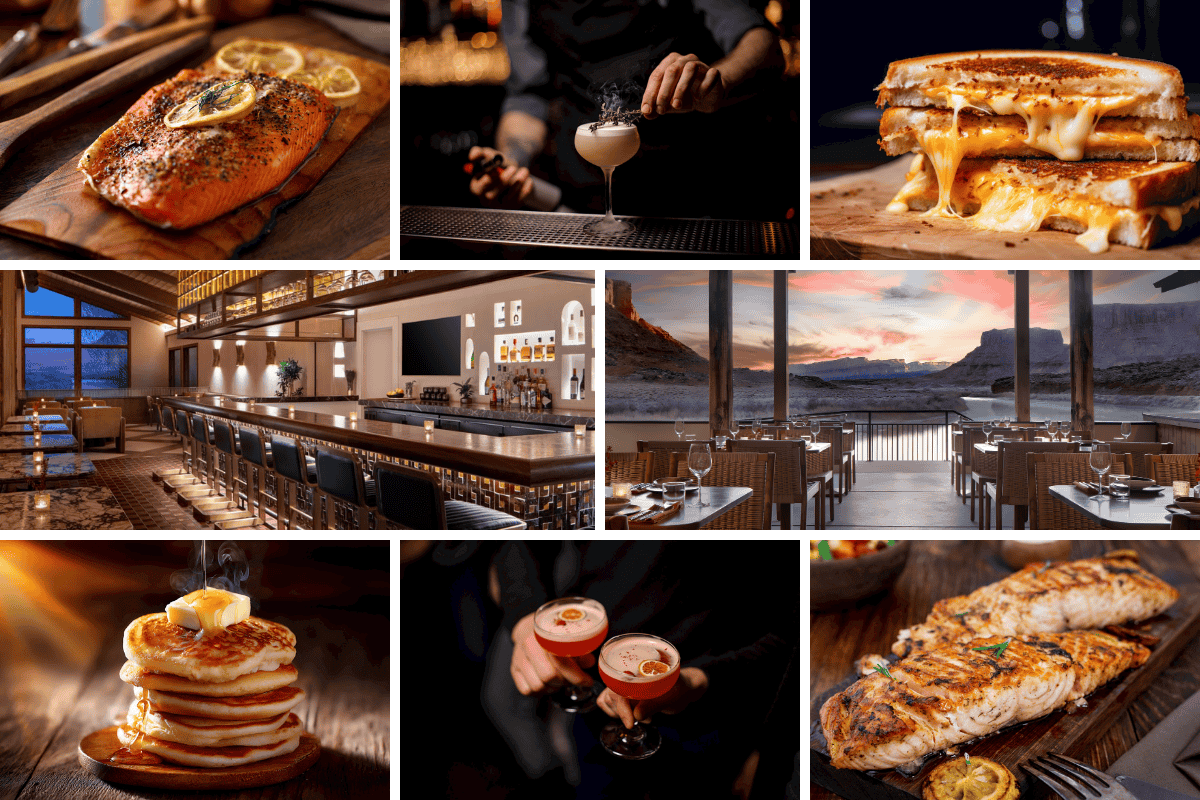 Thực đơn của Nhà hàng Ember Restaurant & Lounge lấy cảm hứng từ những bữa ăn quây quần bên lửa trại