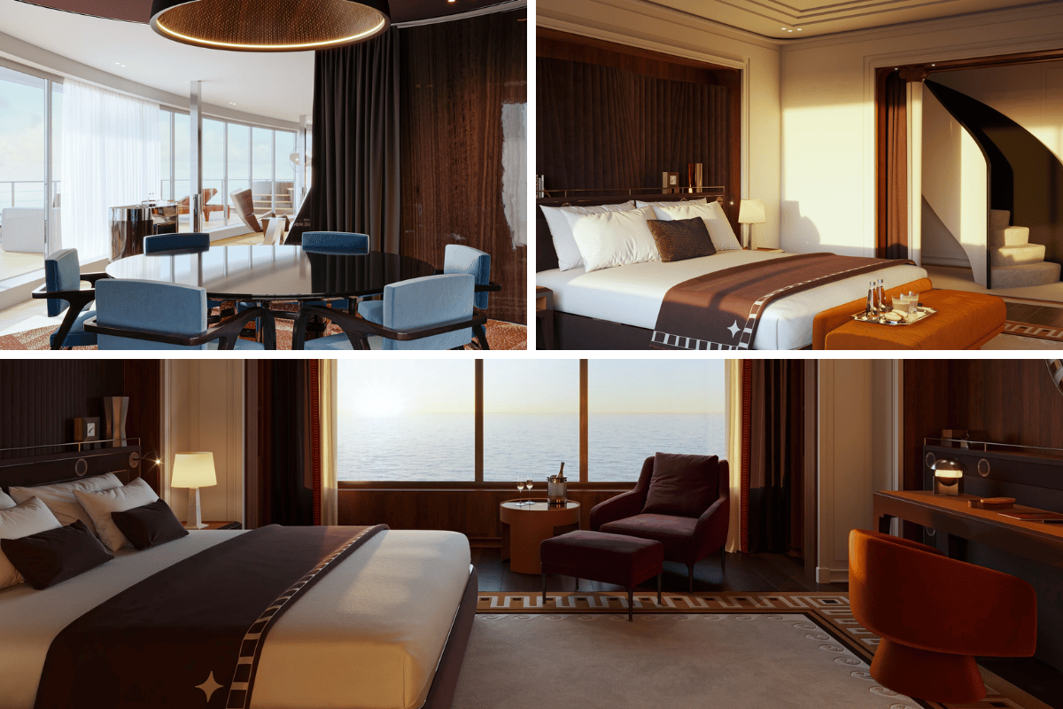 54 phòng suite rộng rãi, có diện tích từ 485 đến 2.476 feet vuông, mở ra cảm giác riêng tư và thoáng đãng giữa đại dương