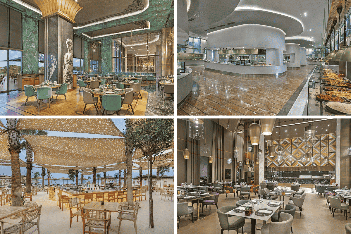 Ẩm thực tiếp tục là một trong những điểm hấp dẫn nhất tại Cullinan Belek