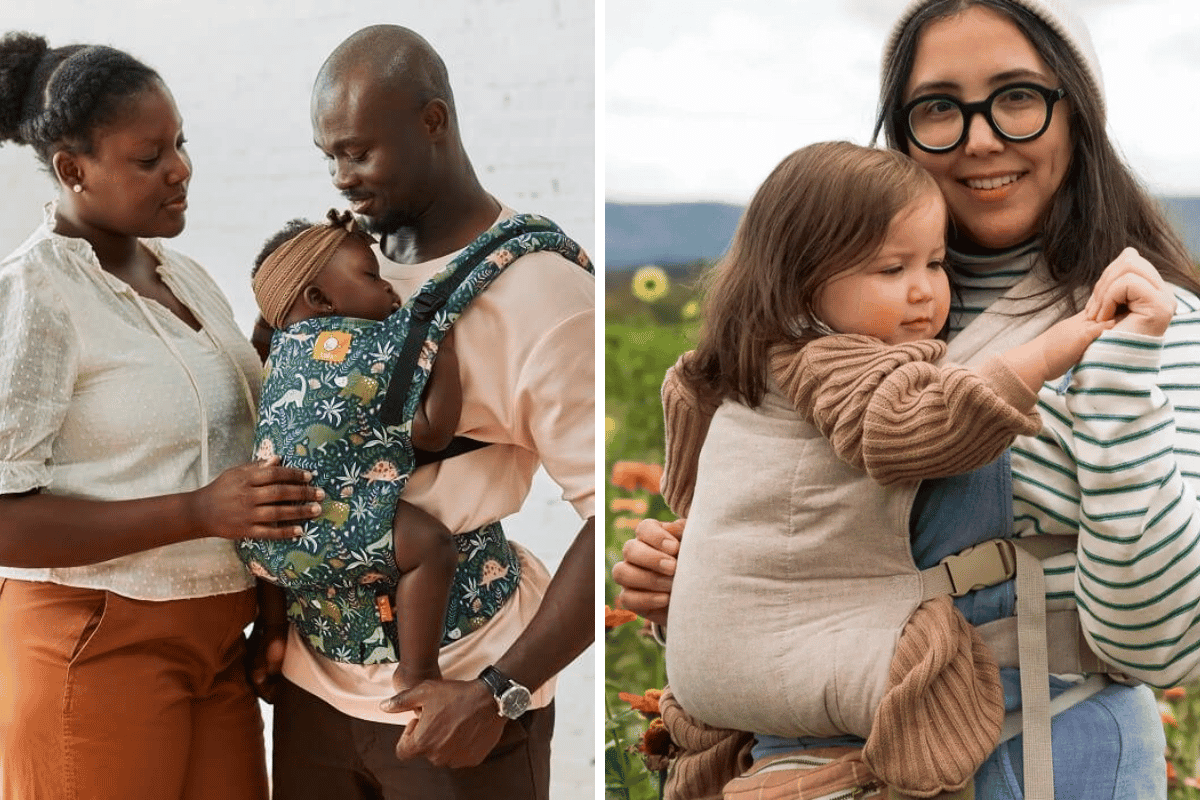 Hình 2: : Từ trái qua: Tula Free-to-Grow và Hope and Plum Lark