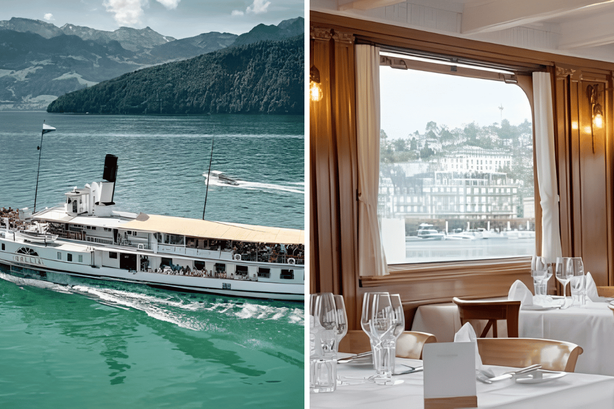 Chuyến tàu InterCity êm ái trên hồ Lucerne