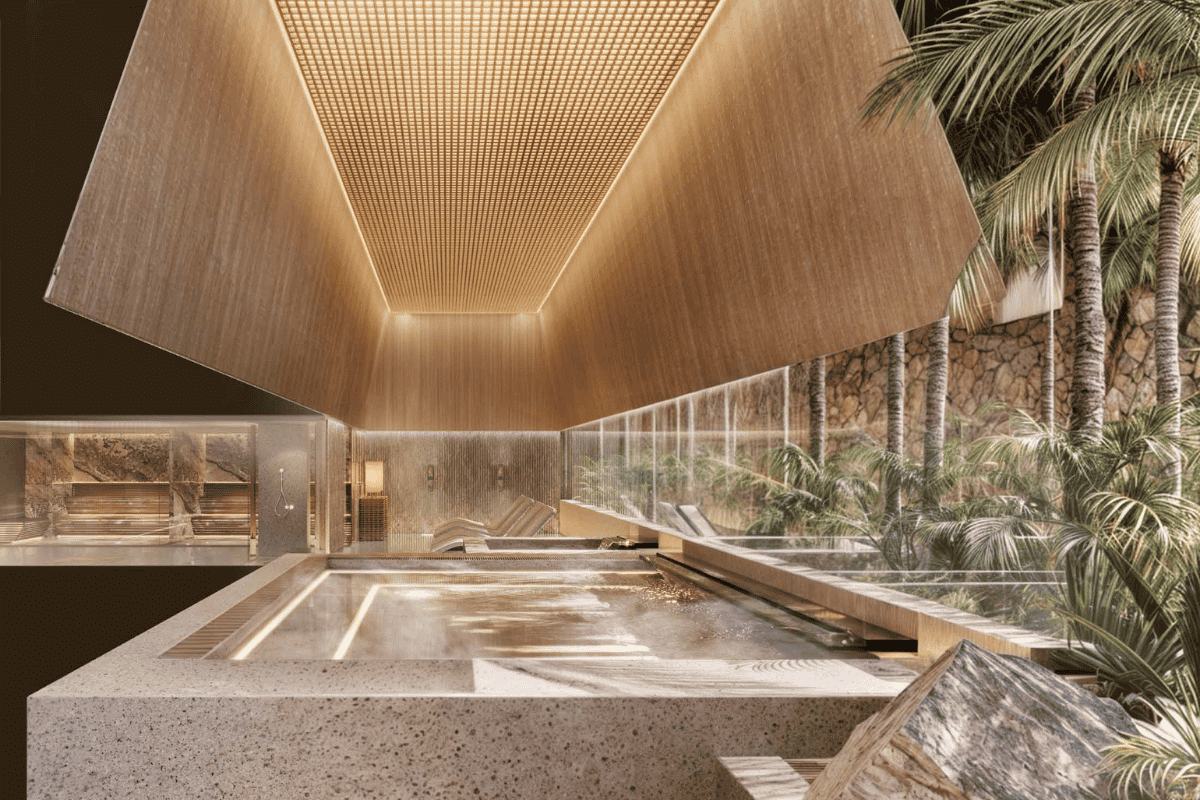 Không gian khu vực Spa sang trọng