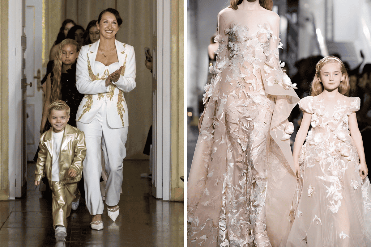 Từ trái sang phải: AKEL Couture 2025 và Elie Saab
